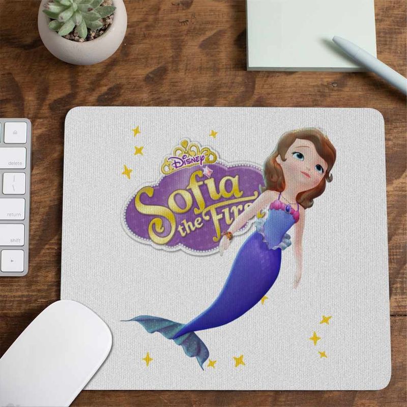 PC, gaming si accesorii - Periferice PC - Mousepad - Mousepad Sofia Intai Sirena, Sofia the First CoolTrend, 21x19cm - Infinity.ro