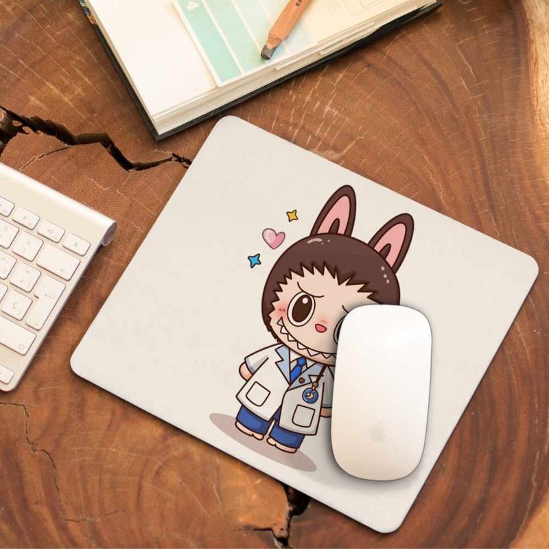 PC, gaming si accesorii - Periferice PC - Mousepad - Mousepad Labubu Doctor Medic, CoolTrend, 21x19cm - Infinity.ro