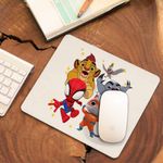 PC, gaming si accesorii - Periferice PC - Mousepad - Mousepad Garda Felina Paienjenel Super Pisicute CoolTrend, 21x19cm - Infinity.ro