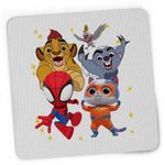 PC, gaming si accesorii - Periferice PC - Mousepad - Mousepad Garda Felina Paienjenel Super Pisicute CoolTrend, 21x19cm - Infinity.ro