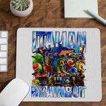 PC, gaming si accesorii - Periferice PC - Mousepad - Mousepad Italian Retro Meme Shark Brainrot Italia CoolTrend, 21x19cm - Infinity.ro