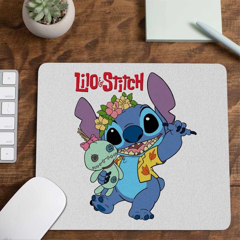 PC, gaming si accesorii - Periferice PC - Mousepad - Mousepad Stitch Hawaii Party CoolTrend, 21x19cm - Infinity.ro