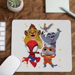 PC, gaming si accesorii - Periferice PC - Mousepad - Mousepad Garda Felina Paienjenel Super Pisicute CoolTrend, 21x19cm - Infinity.ro