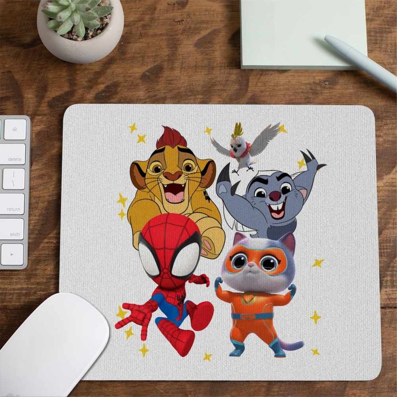 PC, gaming si accesorii - Periferice PC - Mousepad - Mousepad Garda Felina Paienjenel Super Pisicute CoolTrend, 21x19cm - Infinity.ro