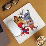 PC, gaming si accesorii - Periferice PC - Mousepad - Mousepad Garda Felina Paienjenel Super Pisicute CoolTrend, 21x19cm - Infinity.ro