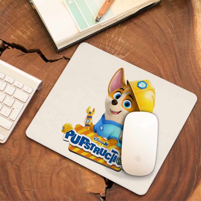 PC, gaming si accesorii - Periferice PC - Mousepad - Mousepad Pupstruction Phinny Catelusi Constructori CoolTrend, 21x19cm - Infinity.ro