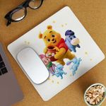 PC, gaming si accesorii - Periferice PC - Mousepad - Mousepad Winnie the Pooh Puh Copilarie Desene Animate CoolTrend, 21x19cm - Infinity.ro