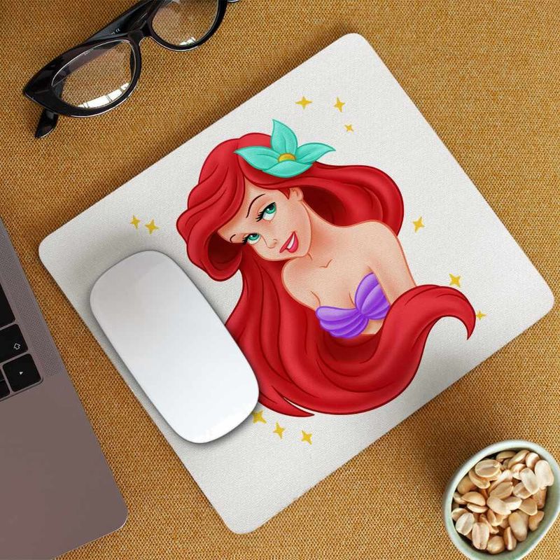 PC, gaming si accesorii - Periferice PC - Mousepad - Mousepad Little Mermaid Ariel Mica Sirena CoolTrend, 21x19cm - Infinity.ro