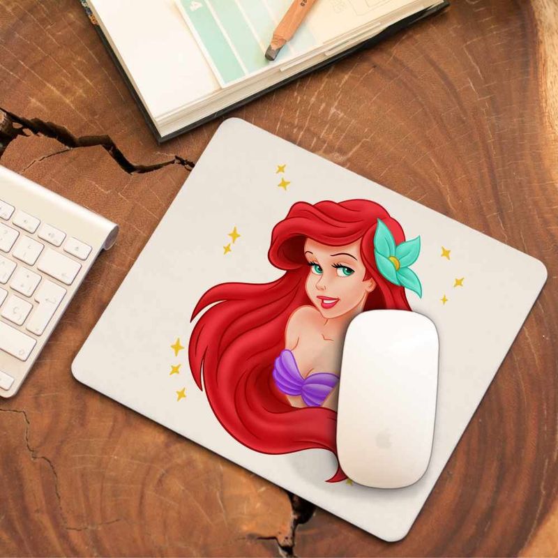 PC, gaming si accesorii - Periferice PC - Mousepad - Mousepad Little Mermaid Ariel Mica Sirena CoolTrend, 21x19cm - Infinity.ro