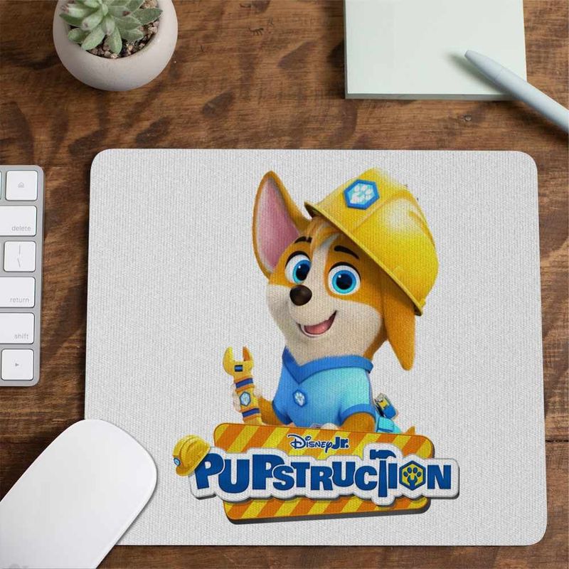 PC, gaming si accesorii - Periferice PC - Mousepad - Mousepad Pupstruction Phinny Catelusi Constructori CoolTrend, 21x19cm - Infinity.ro