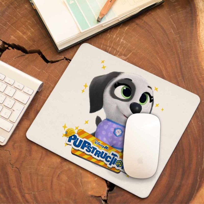 PC, gaming si accesorii - Periferice PC - Mousepad - Mousepad Pupstruction Bailey Catelusi Constructori CoolTrend, 21x19cm - Infinity.ro