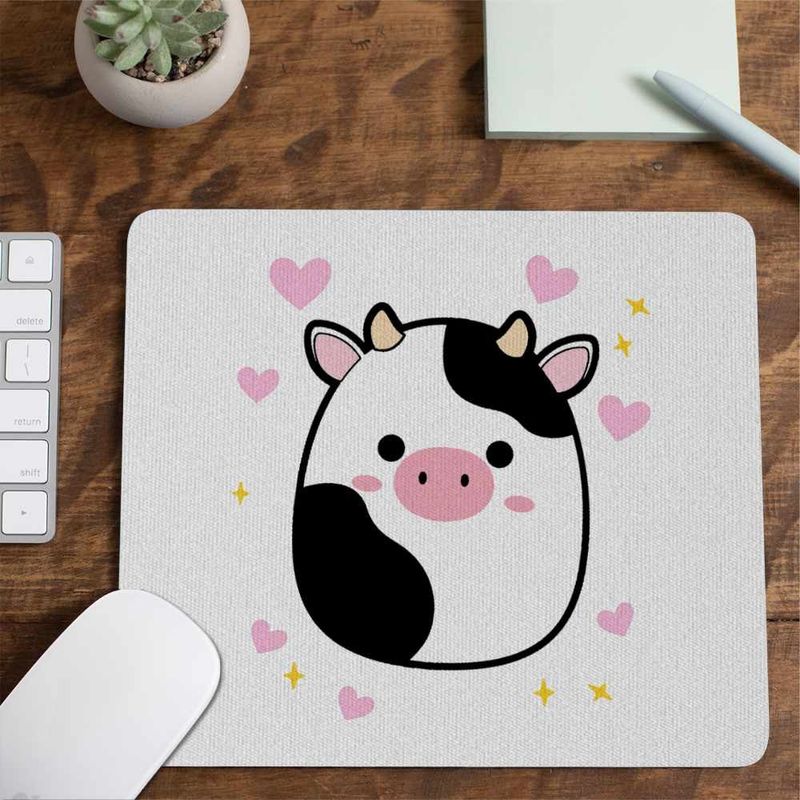 PC, gaming si accesorii - Periferice PC - Mousepad - Mousepad Squishmallows Vacuta Connor CoolTrend, 21x19cm - Infinity.ro
