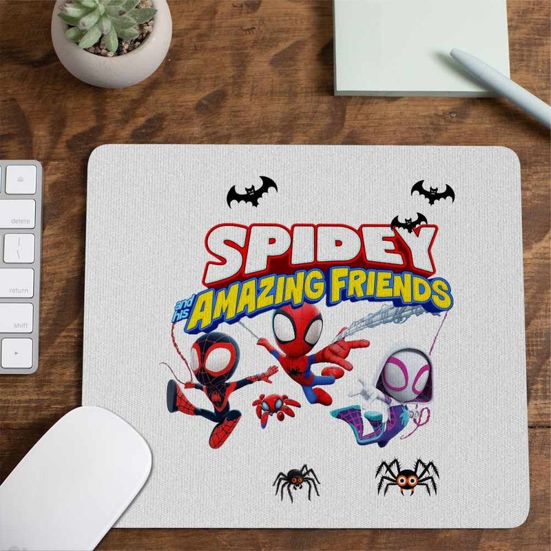 PC, gaming si accesorii - Periferice PC - Mousepad - Mousepad Spin Paienjenel Fantoma Paianjen Spidey CoolTrend, 21x19cm - Infinity.ro