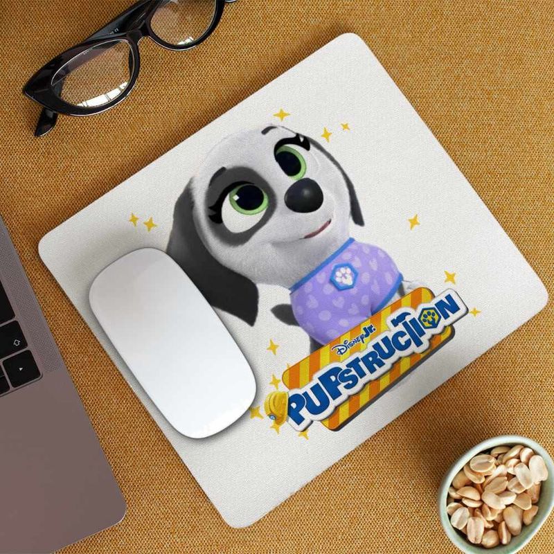 PC, gaming si accesorii - Periferice PC - Mousepad - Mousepad Pupstruction Bailey Catelusi Constructori CoolTrend, 21x19cm - Infinity.ro