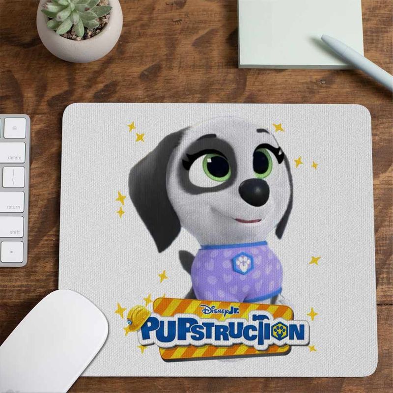 PC, gaming si accesorii - Periferice PC - Mousepad - Mousepad Pupstruction Bailey Catelusi Constructori CoolTrend, 21x19cm - Infinity.ro