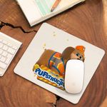 PC, gaming si accesorii - Periferice PC - Mousepad - Mousepad Pupstruction Tank Catelusi Constructori Desene CoolTrend, 21x19cm - Infinity.ro