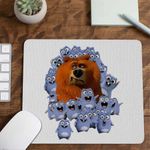 PC, gaming si accesorii - Periferice PC - Mousepad - Mousepad Ursul Grizzy cu lemingi CoolTrend, 21x19cm - Infinity.ro