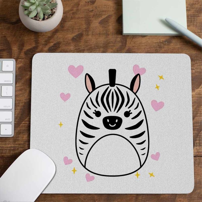 PC, gaming si accesorii - Periferice PC - Mousepad - Mousepad Squishmallows Zebra Africa Savana CoolTrend, 21x19cm - Infinity.ro