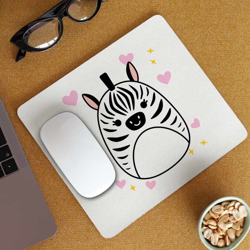 PC, gaming si accesorii - Periferice PC - Mousepad - Mousepad Squishmallows Zebra Africa Savana CoolTrend, 21x19cm - Infinity.ro