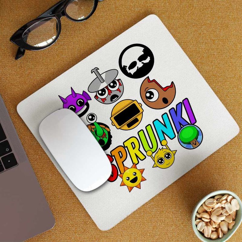 PC, gaming si accesorii - Periferice PC - Mousepad - Mousepad Sprunki Horror Team CoolTrend, 21x19cm - Infinity.ro