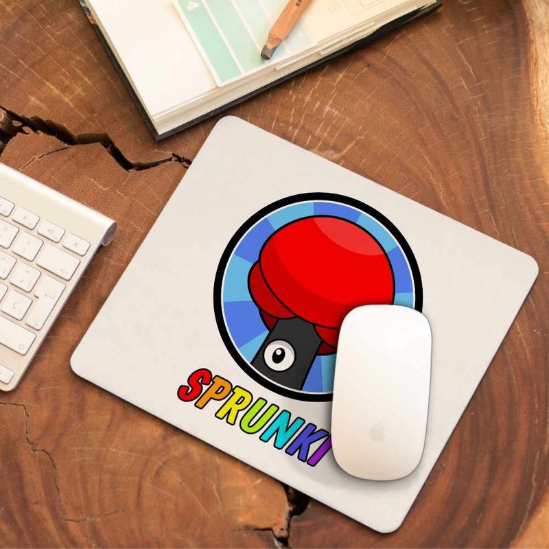 PC, gaming si accesorii - Periferice PC - Mousepad - Mousepad Sprunki Tree Horror Music Game CoolTrend, 21x19cm - Infinity.ro