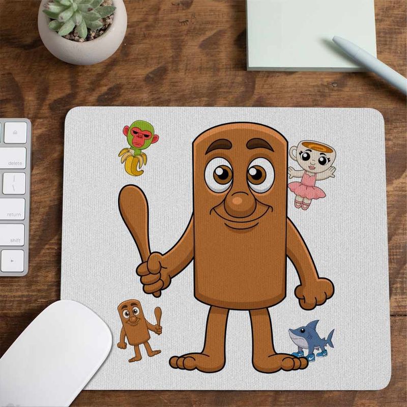PC, gaming si accesorii - Periferice PC - Mousepad - Mousepad Tung Tung Sahur Italian Brainrot CoolTrend, 21x19cm - Infinity.ro