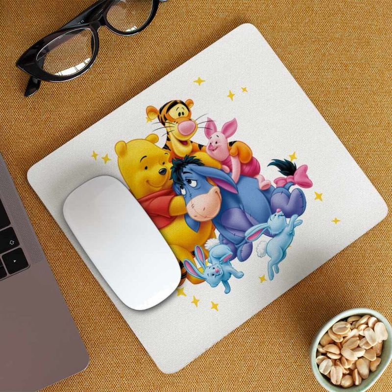 PC, gaming si accesorii - Periferice PC - Mousepad - Mousepad Ursuletul Winnie the Pooh Familie Puh CoolTrend, 21x19cm, 1 - Infinity.ro