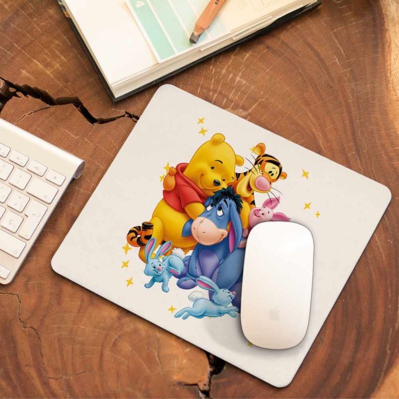 PC, gaming si accesorii - Periferice PC - Mousepad - Mousepad Ursuletul Winnie the Pooh Familie Puh CoolTrend, 21x19cm, 1 - Infinity.ro