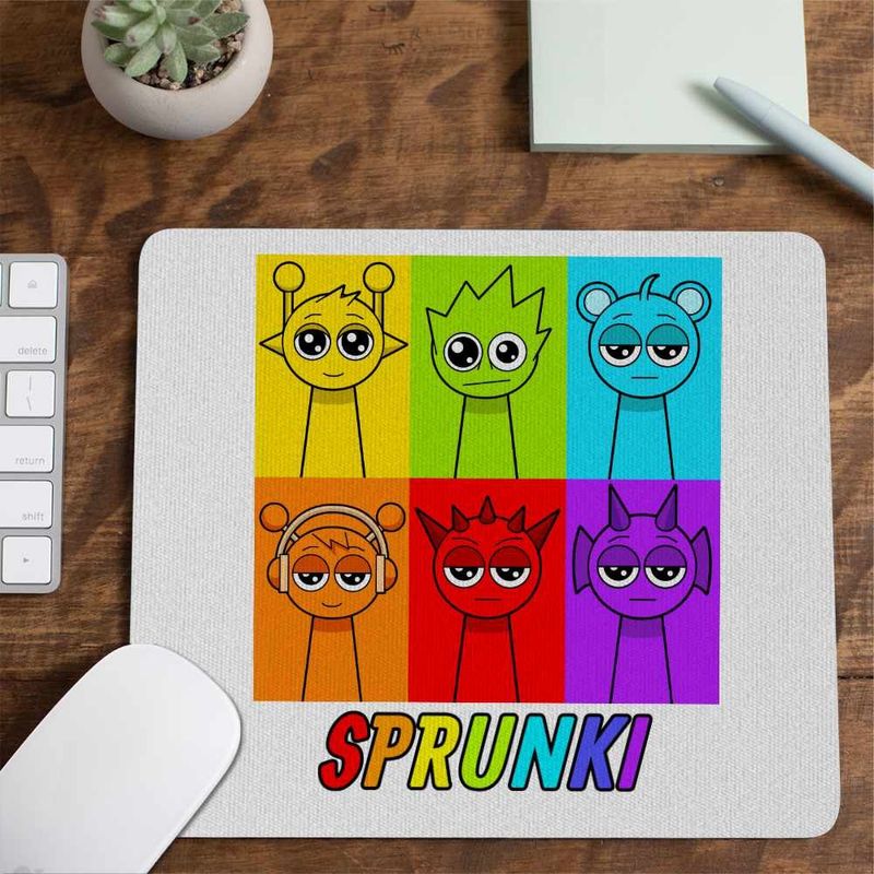 PC, gaming si accesorii - Periferice PC - Mousepad - Mousepad Sprunki Dream Team CoolTrend, 21x19cm - Infinity.ro