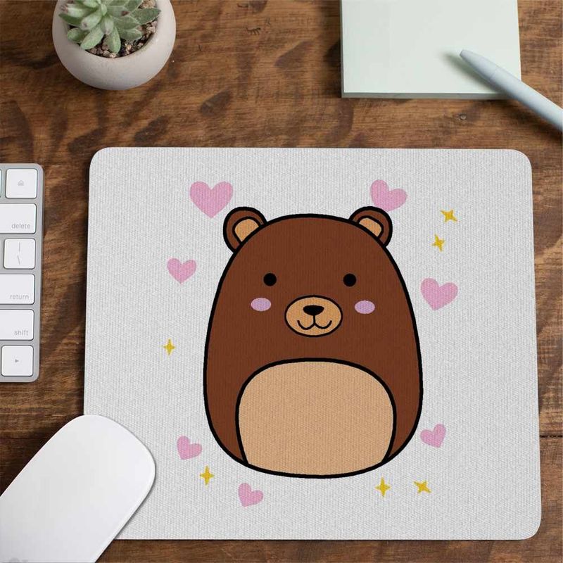 PC, gaming si accesorii - Periferice PC - Mousepad - Mousepad Squishmallows Urs Brun CoolTrend, 21x19cm - Infinity.ro