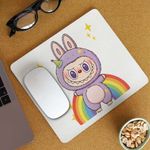 PC, gaming si accesorii - Periferice PC - Mousepad - Mousepad Labubu Rainbow Mood CoolTrend, 21x19cm - Infinity.ro
