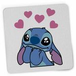 PC, gaming si accesorii - Periferice PC - Mousepad - Mousepad Stich I Love You Valentines Day Dragobete CoolTrend, 21x19cm - Infinity.ro