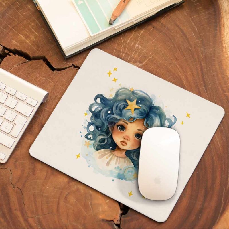 PC, gaming si accesorii - Periferice PC - Mousepad - Mousepad Fecioara Baby Zodiac Horoscop Virgo Astrologie CoolTrend, 21x19cm - Infinity.ro