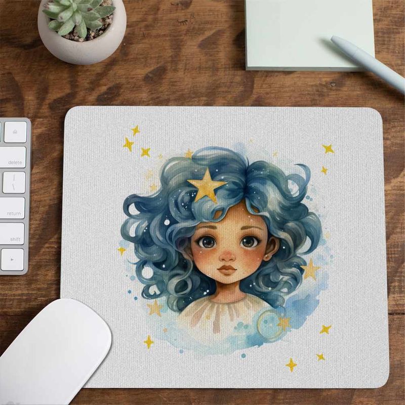 PC, gaming si accesorii - Periferice PC - Mousepad - Mousepad Fecioara Baby Zodiac Horoscop Virgo Astrologie CoolTrend, 21x19cm - Infinity.ro