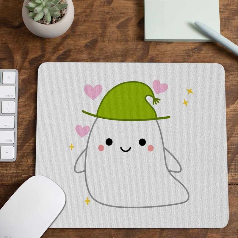 PC, gaming si accesorii - Periferice PC - Mousepad - Mousepad Squishmallows Fantoma Halloween CoolTrend, 21x19cm - Infinity.ro