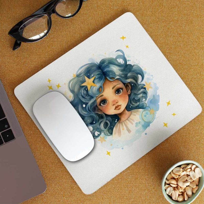PC, gaming si accesorii - Periferice PC - Mousepad - Mousepad Fecioara Baby Zodiac Horoscop Virgo Astrologie CoolTrend, 21x19cm - Infinity.ro