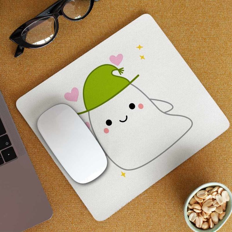 PC, gaming si accesorii - Periferice PC - Mousepad - Mousepad Squishmallows Fantoma Halloween CoolTrend, 21x19cm - Infinity.ro