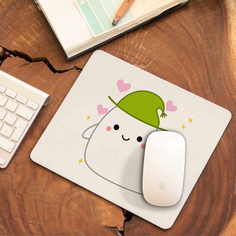 PC, gaming si accesorii - Periferice PC - Mousepad - Mousepad Squishmallows Fantoma Halloween CoolTrend, 21x19cm - Infinity.ro