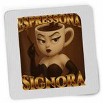 PC, gaming si accesorii - Periferice PC - Mousepad - Mousepad Espressona Signora Brainrot Brain Rot CoolTrend, 21x19cm - Infinity.ro