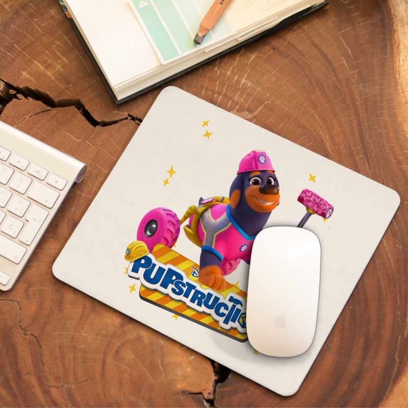 PC, gaming si accesorii - Periferice PC - Mousepad - Mousepad Pupstruction Roxy Catelusi Constructori CoolTrend, 21x19cm - Infinity.ro