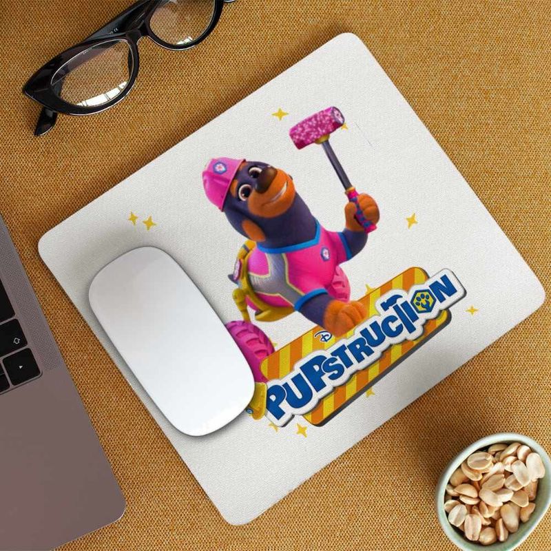 PC, gaming si accesorii - Periferice PC - Mousepad - Mousepad Pupstruction Roxy Catelusi Constructori CoolTrend, 21x19cm - Infinity.ro