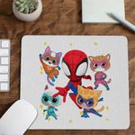 PC, gaming si accesorii - Periferice PC - Mousepad - Mousepad Super Pisicute Paienjenel CoolTrend, 21x19cm - Infinity.ro
