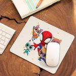 PC, gaming si accesorii - Periferice PC - Mousepad - Mousepad Super Pisicute Paienjenel CoolTrend, 21x19cm - Infinity.ro
