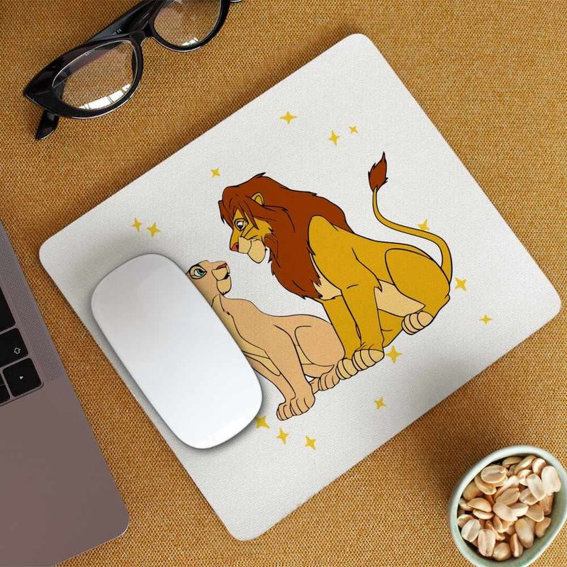 PC, gaming si accesorii - Periferice PC - Mousepad - Mousepad Mufasa Sarabi Lion King CoolTrend, 21x19cm - Infinity.ro