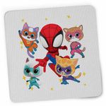 PC, gaming si accesorii - Periferice PC - Mousepad - Mousepad Super Pisicute Paienjenel CoolTrend, 21x19cm - Infinity.ro