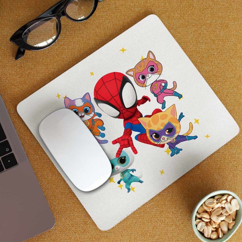 PC, gaming si accesorii - Periferice PC - Mousepad - Mousepad Super Pisicute Paienjenel CoolTrend, 21x19cm - Infinity.ro