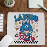 PC, gaming si accesorii - Periferice PC - Mousepad - Mousepad Labubu Captain America CoolTrend, 21x19cm - Infinity.ro