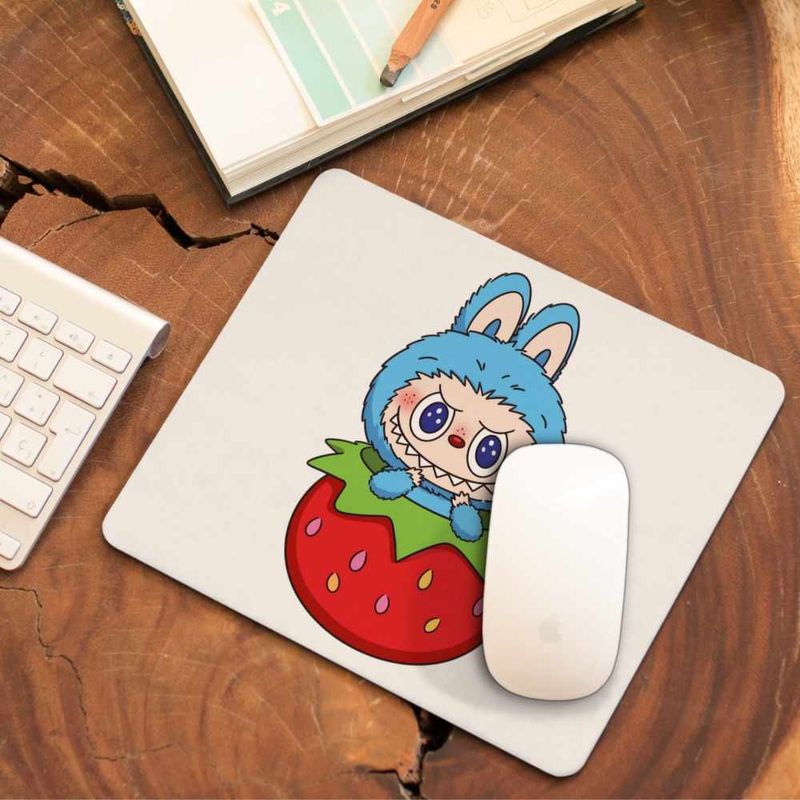PC, gaming si accesorii - Periferice PC - Mousepad - Mousepad Labubu Strawberry Capsuna, CoolTrend, 21x19cm - Infinity.ro