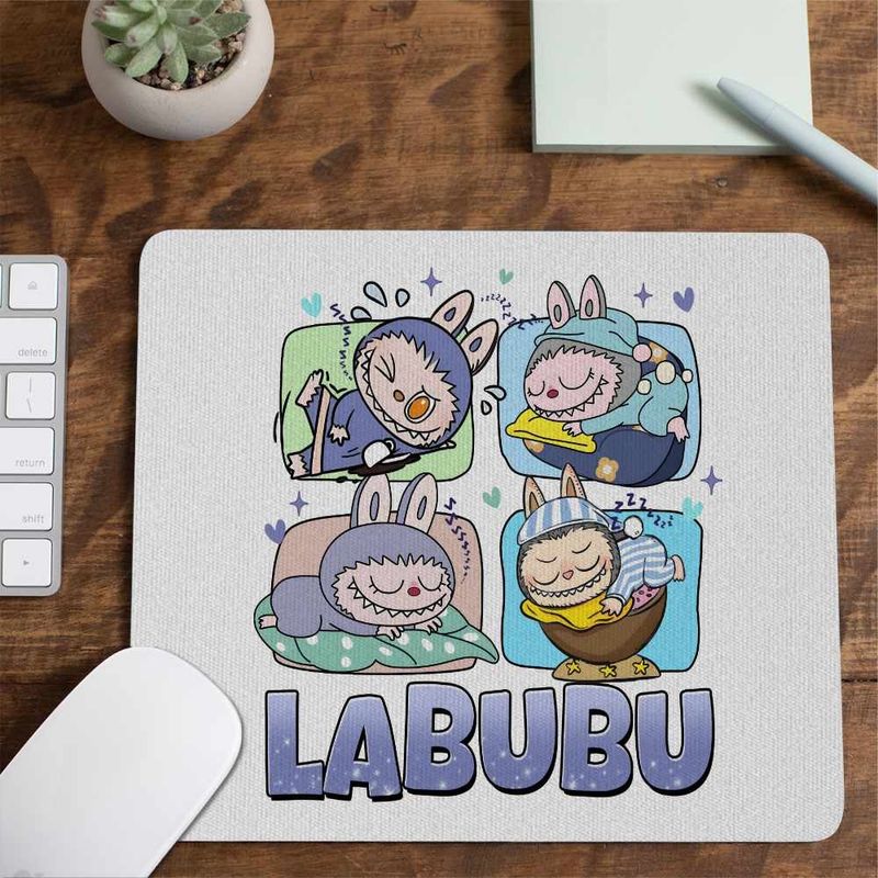 PC, gaming si accesorii - Periferice PC - Mousepad - Mousepad Labubu Cute Baby CoolTrend, 21x19cm - Infinity.ro
