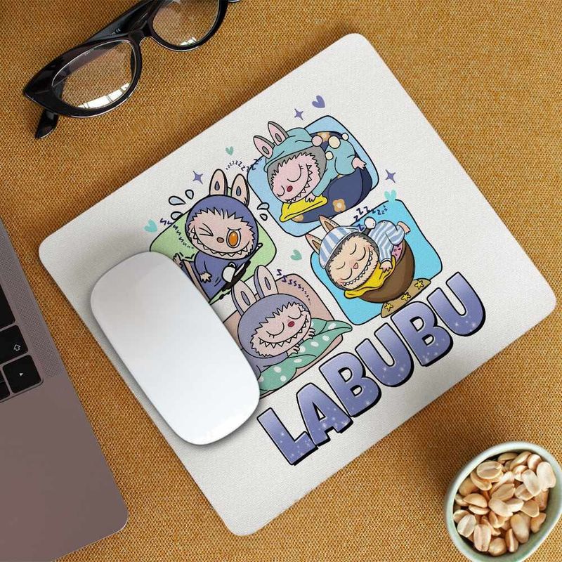 PC, gaming si accesorii - Periferice PC - Mousepad - Mousepad Labubu Cute Baby CoolTrend, 21x19cm - Infinity.ro